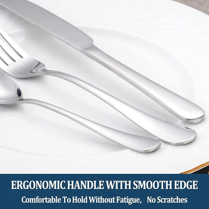 Dinner Forks, Table Forks, Flatware Forks, 8 Inches, Mirror Finish & Dishwasher - Image 5