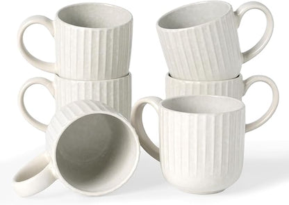 famiware Coffee Mugs Set of 6, Starlight 11 oz Mug Cup Set by Famiware