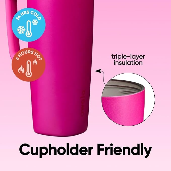 Owala SmoothSip Slider Stainless Steel Insulated Travel Mug - Image 4