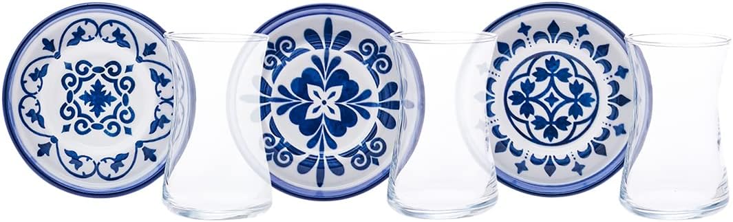 KARACA Zeher Turkish Tea Glasses Set of 12, Tea Cups - Image 7