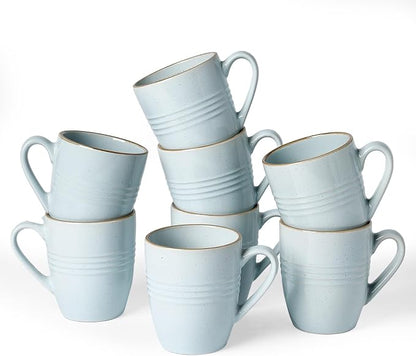 famiware Jupiter Coffee Mugs Set of 8, 13 oz Coffee Mug, Microwave and by Famiware