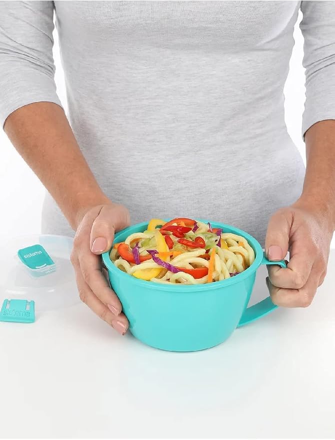 Sistema Microwaveable 940mL Noodle Bowl, Round Microwave Container - Image 7