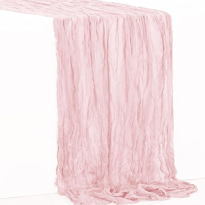 10 Pack Valentines Cheesecloth Table Runner 35x120 Inch 10Ft Rustic Gauze - Image 7