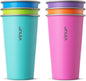 Stainless Steel Cups-20 oz Colorful Stackable Metal Drinking Glasses 6 Pcs | 20 by Vinur