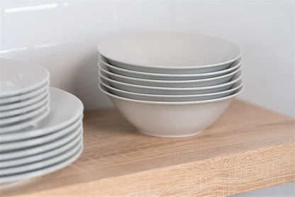 10 Strawberry Street Simply White 7" Round Cereal Bowl - Image 5