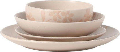 Gibson Home Admiral Hall Plates and Bowls Set, 16-Piece Floral Dinnerware Set - Image 10