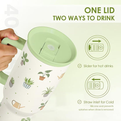 SANDJEST Plant Lover 40oz Tumbler - Image 4