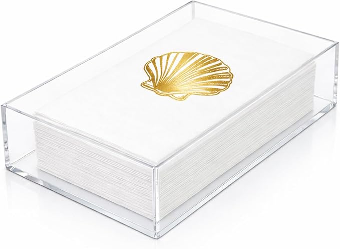 Fengzhe Acrylic Guest Towel Napkin Holder, Disposable Paper Towel Holder by FENGZHE