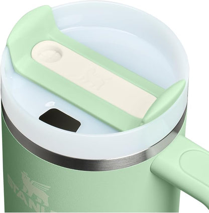 STANLEY Quencher H2.0 Flow State Tumbler, 30 oz, Pistachio | Handle and Straw | - Image 2