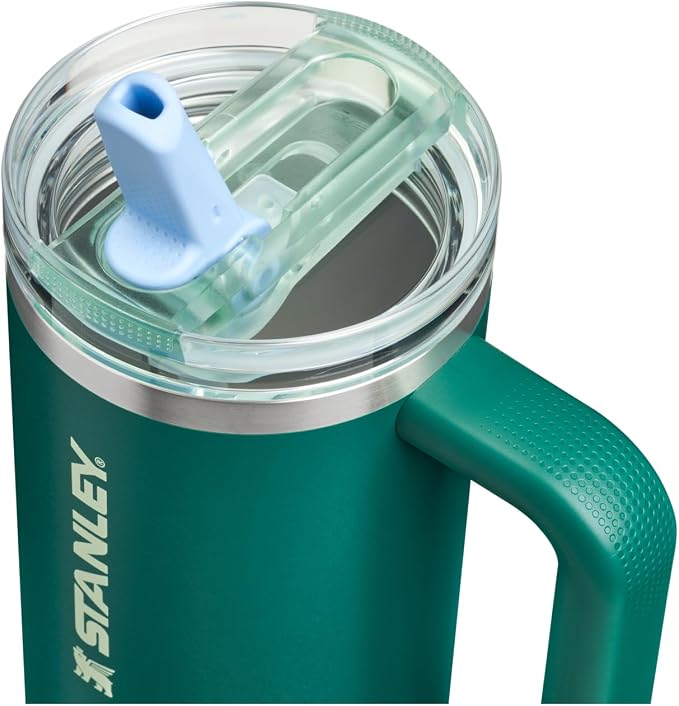 STANLEY Quencher ProTour Flipstraw Tumbler, 30 oz, Emerald Honeydew | Built-In - Image 2
