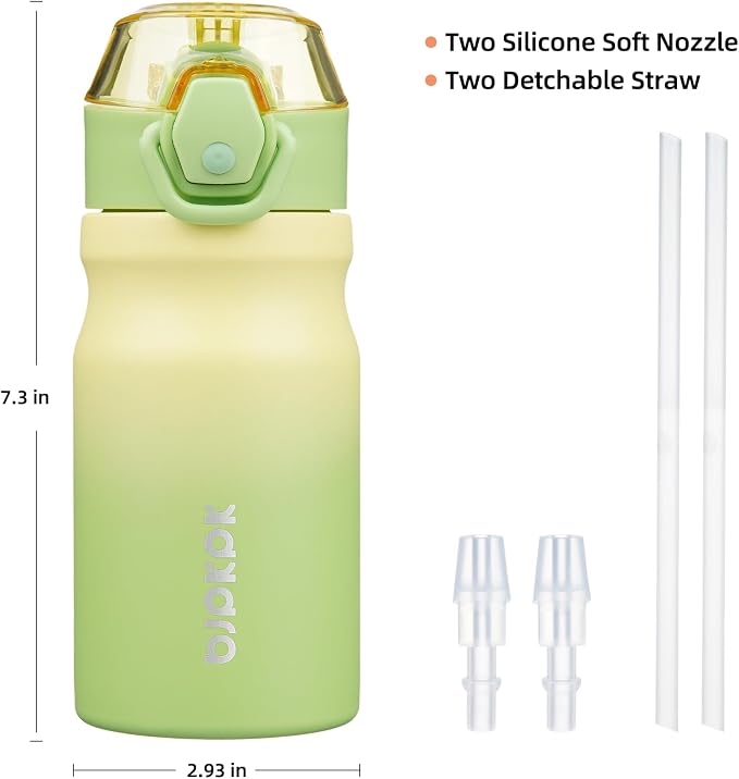 BJPKPK 14 oz Insulated Water Bottle, Stainless Steel Flask | Leak Proof Locking - Image 4