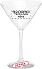 Custom Martini Glasses by ARC 10 oz. Set of 50, Personalized Bulk Pack - Perfect for Hotel, Bar, Restaurant or Lounge - Clear
