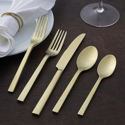 Oneida Chef's Table Champagne 20-Piece Silverware Set - Image 6
