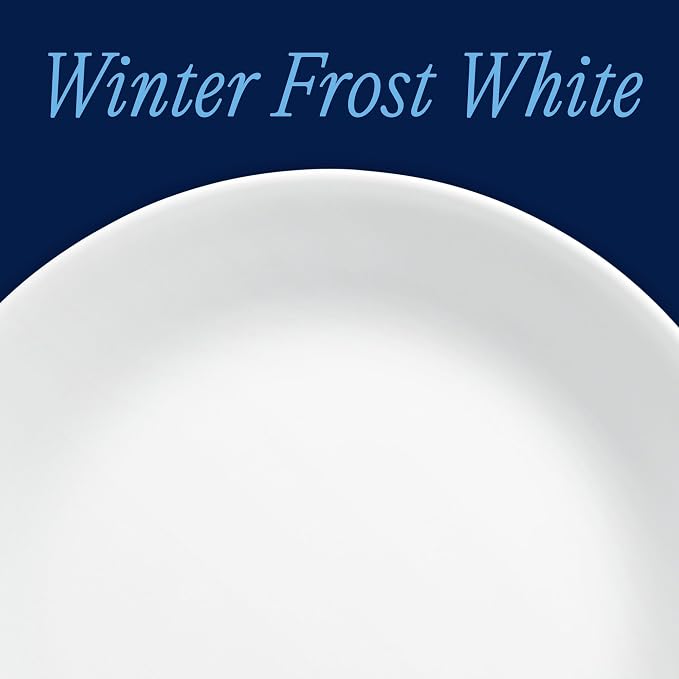 Corelle Vitrelle 8-Piece Dinner Plates Set Triple Layer Glass and Chip Resistant - Image 2