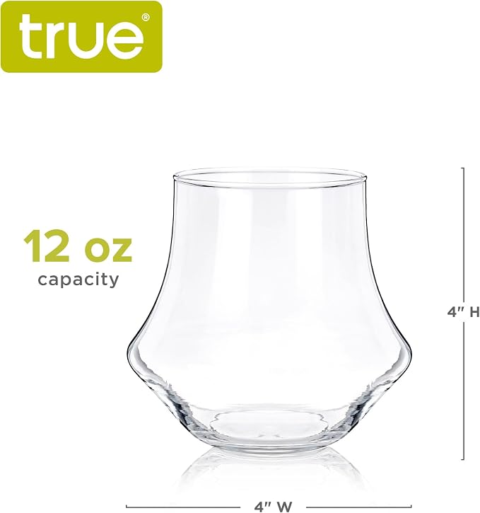 True Whiskey Glasses for Men and Women, Top-notch Bourbon Scotch Whiskey Cups - Image 3