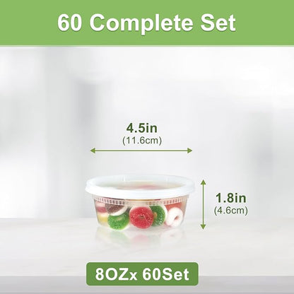 Dipoo 60 Sets Deli Containers - Image 2