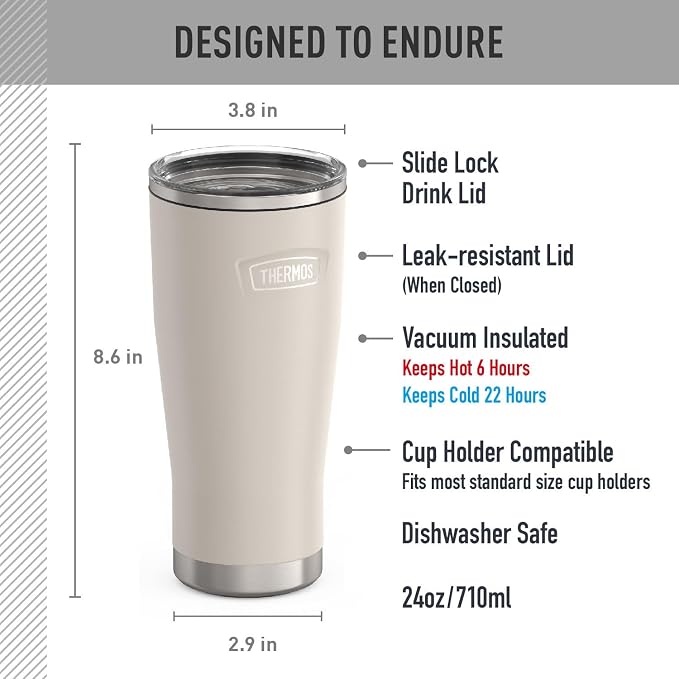 THERMOS Icon Series 24oz Stainless Steel Tumbler - Image 7