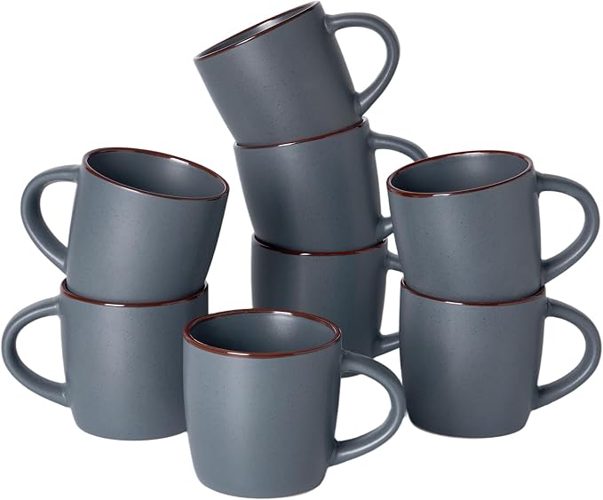 famiware Mercury Coffee Mugs 13 oz, Coffee Mugs Set of 8 by Famiware
