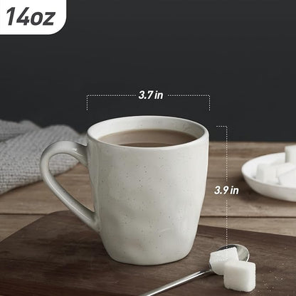 famiware Mars 4 Pieces Coffee Mug, 14oz Tea Mug, Catering Mugs - Image 3