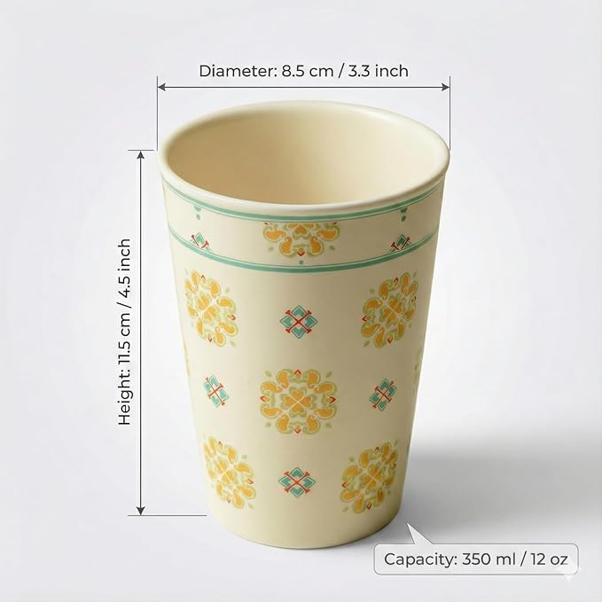 Ceramic Handleless Tea Cup - Image 2