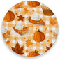 Coasters for Drinks Coaster Drink Set Decorative Coffee Table Desk Cup Mat Spring Cute Cork Bar Backing Round Home Decor Thanksgiving Pumpkin Cakes Yellow36