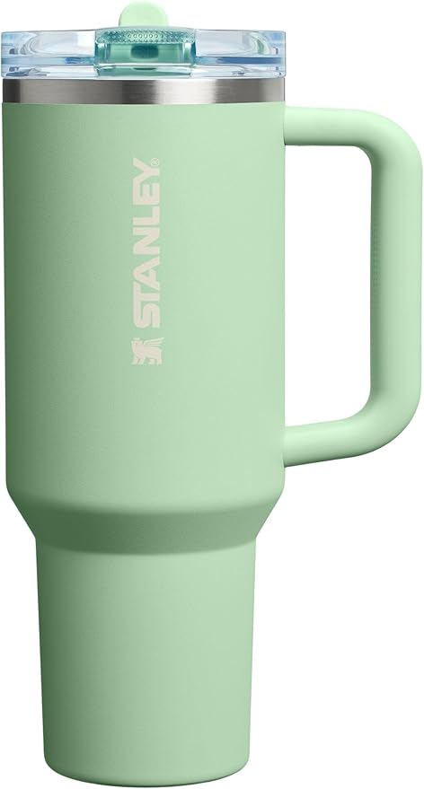 STANLEY Quencher ProTour Flipstraw Tumbler, 40 oz, Pistachio | Built-In Straw & by Unknown