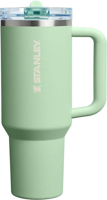 STANLEY Quencher ProTour Flipstraw Tumbler, 40 oz, Pistachio | Built-In Straw & by Unknown