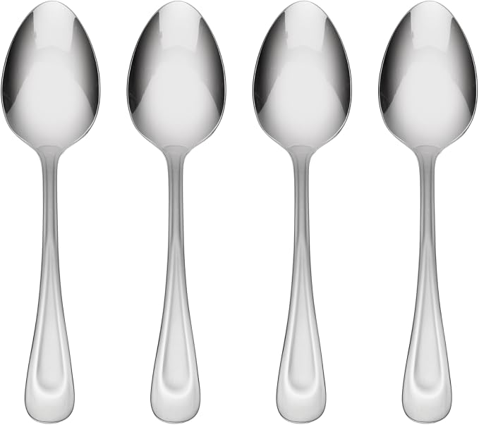 Oneida Satin Sand Dune Everyday Flatware Dinner Spoons, 18/0 Stainless Steel by Oneida