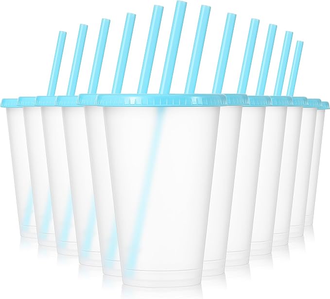Mifoci 12 Pcs Plastic Tumbler by Mifoci