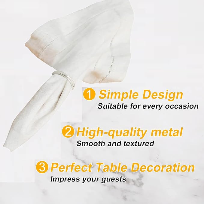Silver Napkin Rings - Image 4