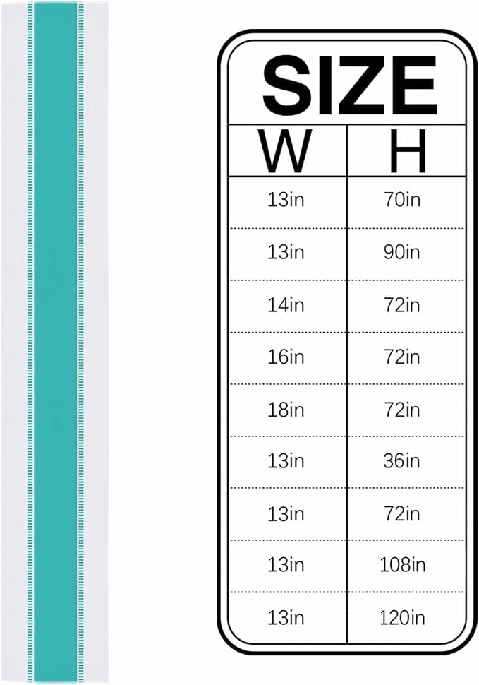 Teal Table Runners 90 inches Long, Modern Stripes Table Runner Bualap Dresser - Image 6