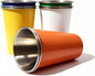 8 Pack Stainless Steel Cups 16oz by Unknown