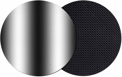 Ombre Black Coasters Set of 2, Modern Minimalist Geometric Gradient Color by PIEPLE