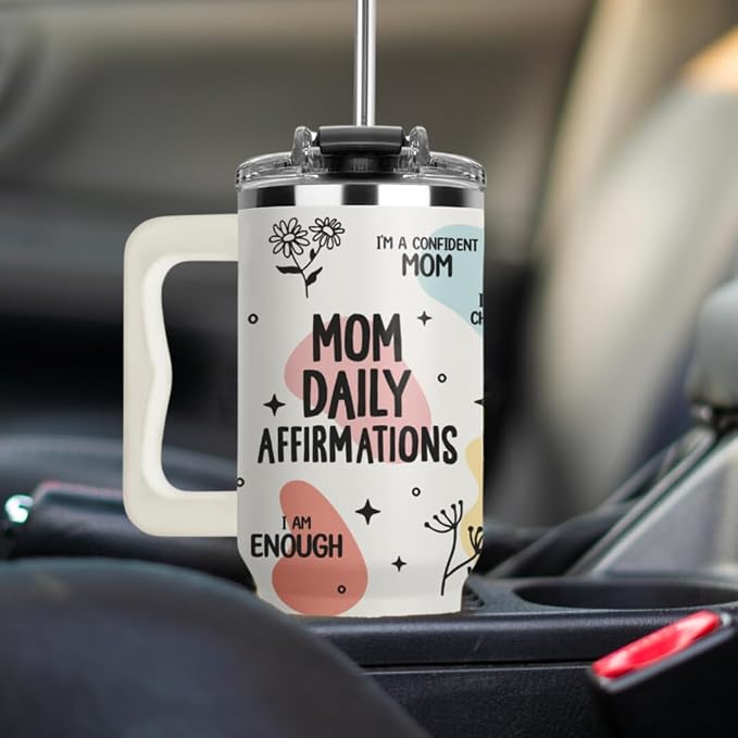Mom Daily Affirmations Tumbler - Image 7