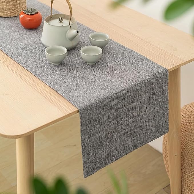 ZAIIVE Polyester Table Runner, Minimalist Style Table Runner 70 Inches Long - Image 2