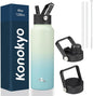 Konokyo 40 oz Insulated Stainless Steel Water Bottle by Konokyo