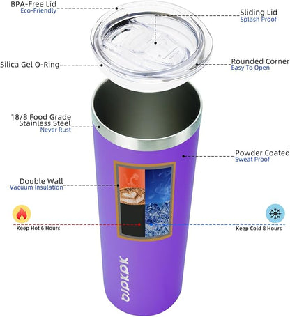 BJPKPK 20 oz Skinny Tumbler - Image 2