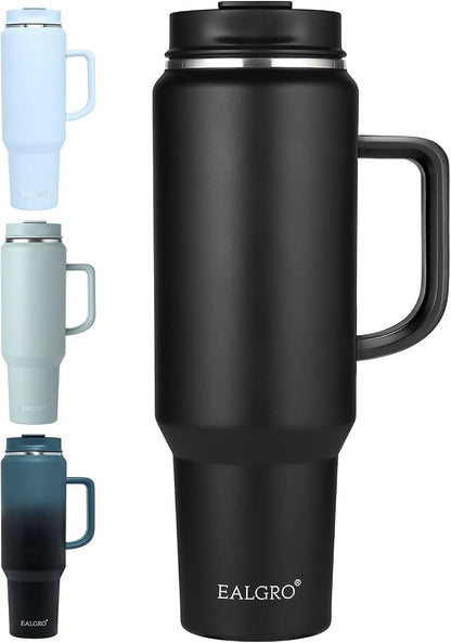 EALGRO 50 oz Tumbler with Handle, Insulated Tumblers with Lid and Straw | by EALGRO