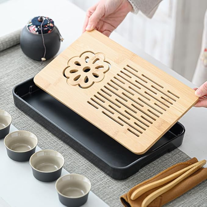 LURRIER Gongfu tea sets, Portable Ceramic TeaSet, Asian Tea sets - Image 6