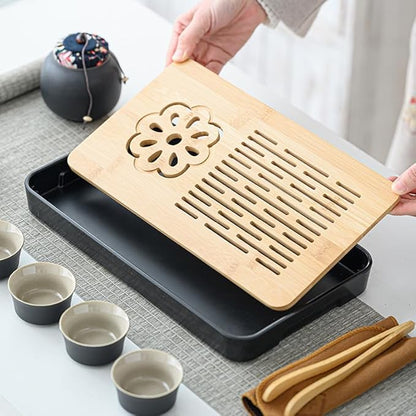 LURRIER Gongfu tea sets, Portable Ceramic TeaSet, Asian Tea sets - Image 6