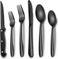 EWFEN 24-Piece Black Silverware Set by EWFEN