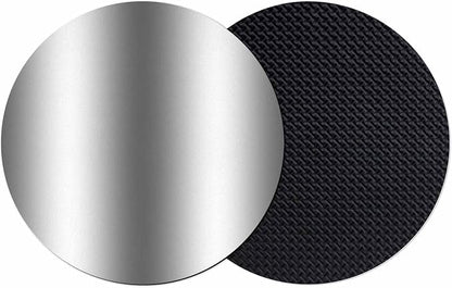 Ombre Dark Grey Coasters Set of 2, Modern Minimalist Geometric Gradient Soft by PIEPLE
