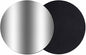 Ombre Dark Grey Coasters Set of 2, Modern Minimalist Geometric Gradient Soft by PIEPLE