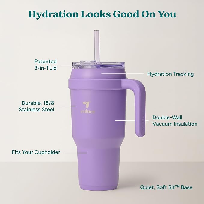 Reduce 40 oz Stainless Steel Tumbler - Image 3