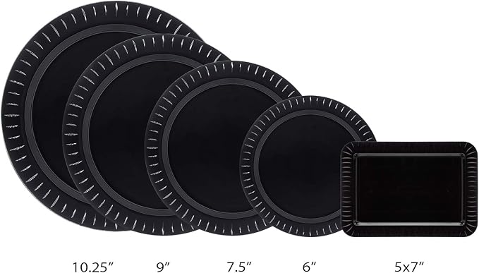 Party Essentials Elegance Quality Hard Plastic 10.25-Inch Round Party/Dinner - Image 3