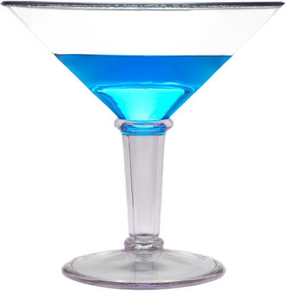 G.E.T. 48 oz Clear Jumbo Plastic Martini Glass | Dishwasher safe, Shatterproof by GET