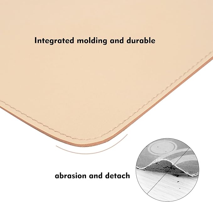 Double-Sided PU Leather & Cork Mouse Pad - Image 5