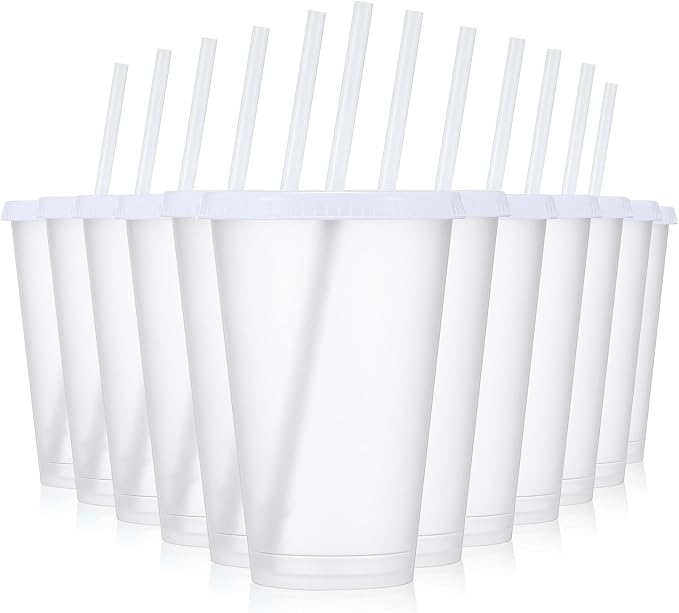 Mifoci 12 Pcs Plastic Tumbler by Mifoci