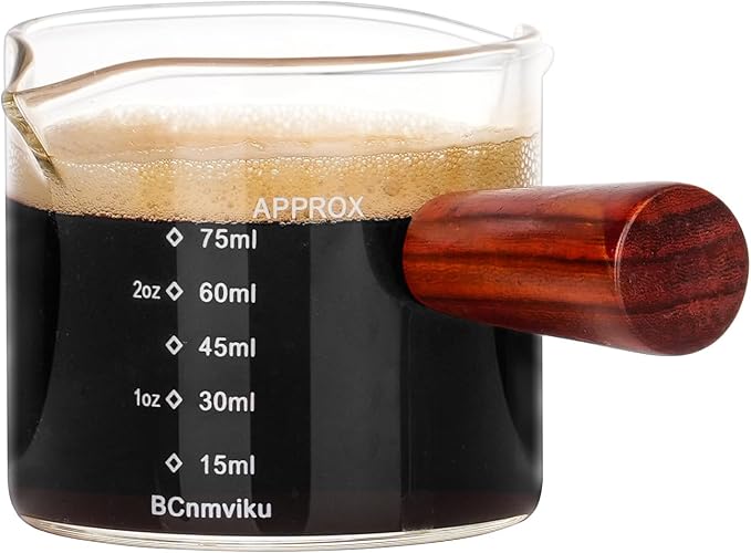 1 Pack Double Spouts Measuring Triple Pitcher Milk Cup by BCnmviku