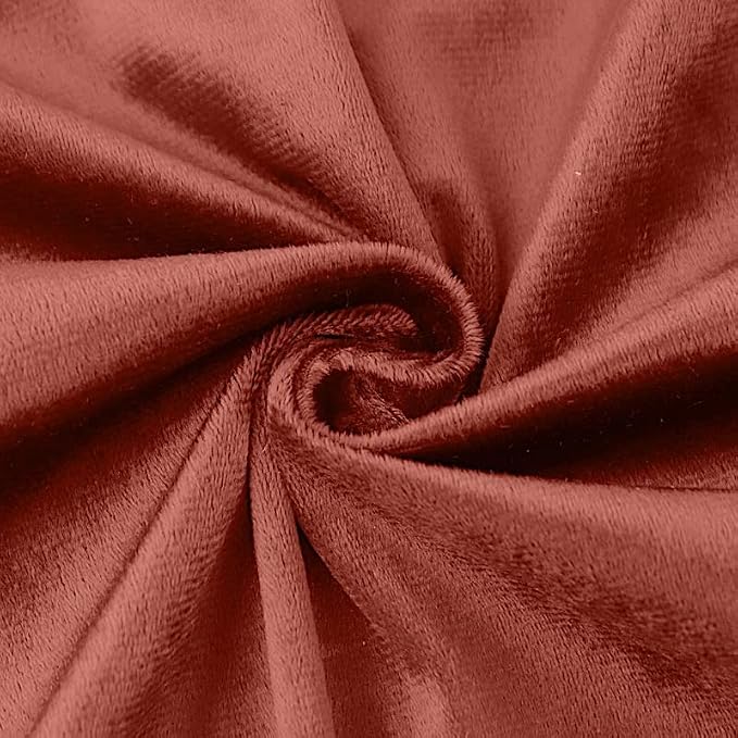 Balsa Circle 10 pcs 12x108-Inch Terracotta Premium Velvet Table Runners Wedding - Image 6